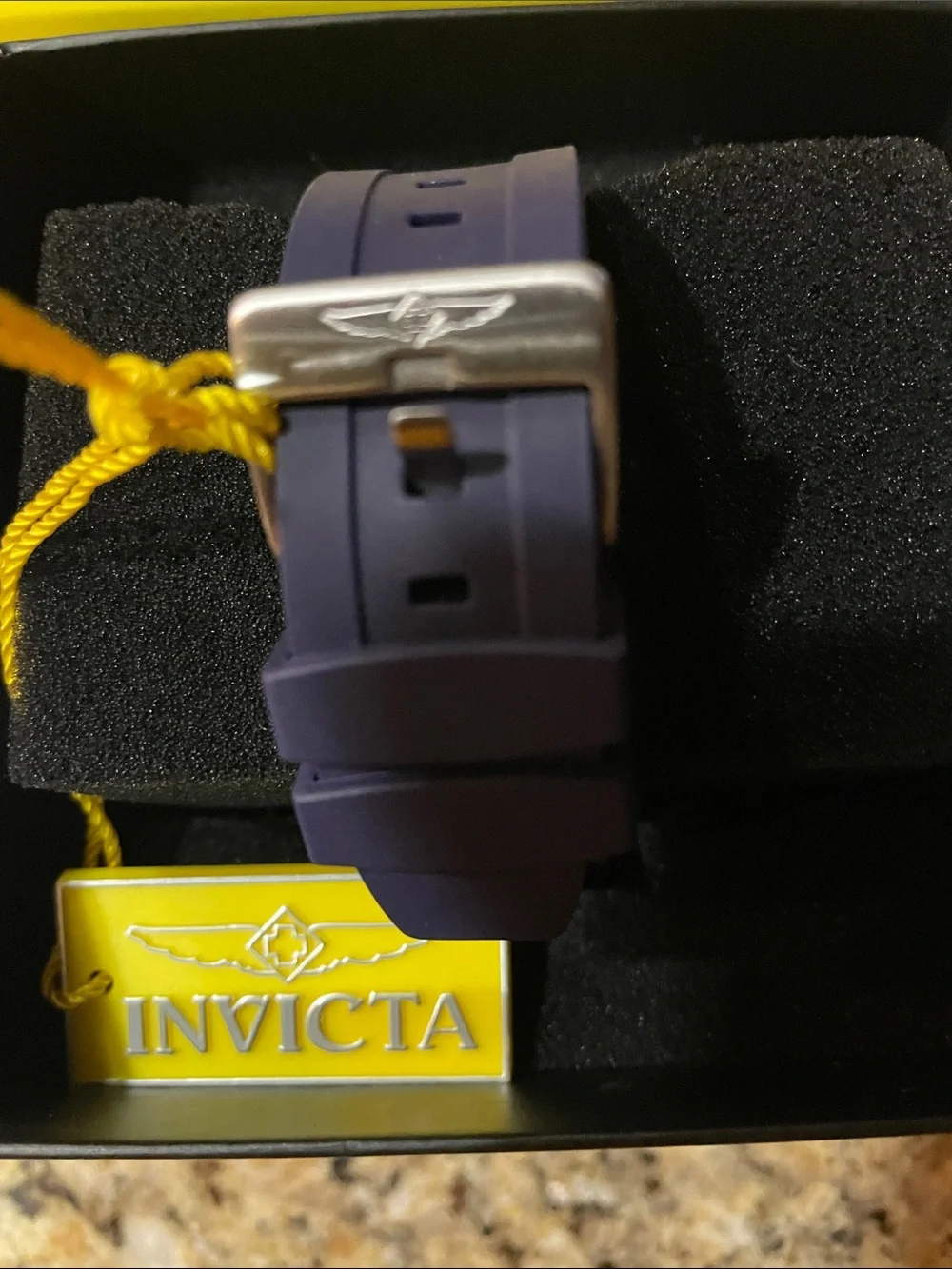 Invicta Specialty Watch with Black Strap
